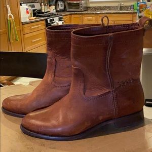 Frye leather boots size 8